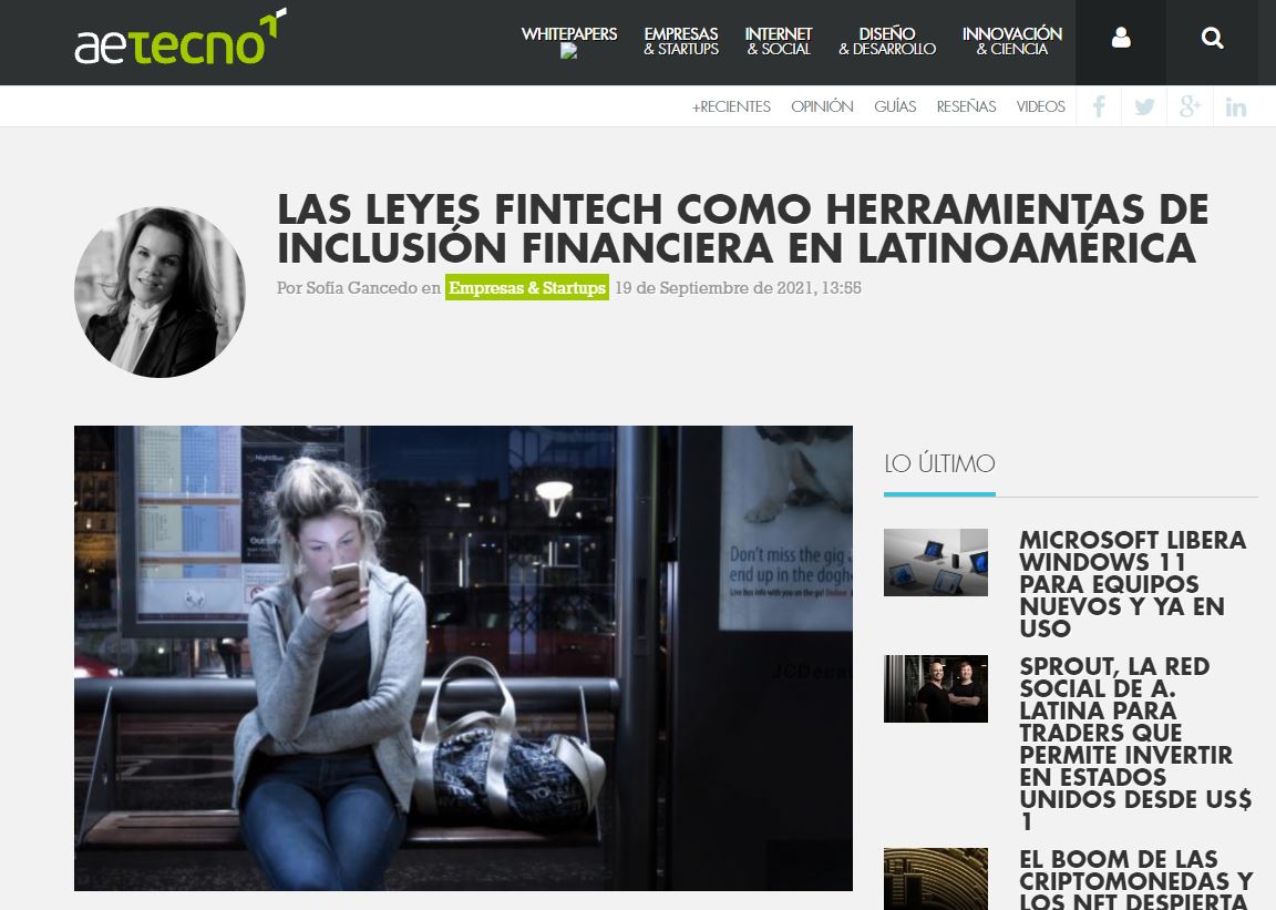 FINTECH acts as a tool for financial inclusion in Latin America
