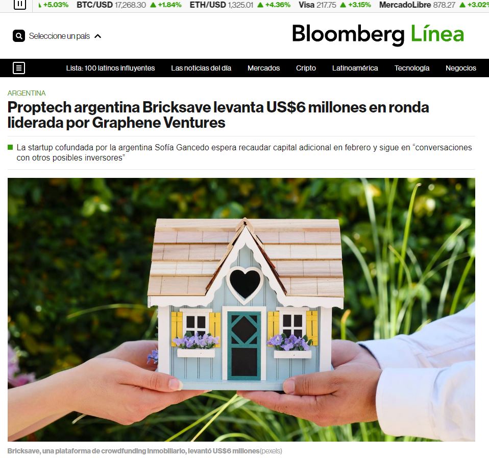 Bricksave raises US$6 million in financing round led by Graphene Ventures