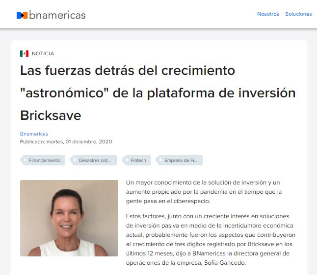 As forças por trás do crescimento "astronômico" da plataforma de investimento Bricksave