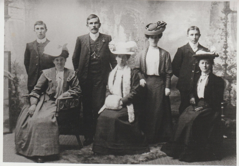 The Brickell family in 1899