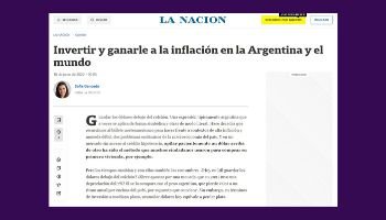 Invertir y ganarle a la inflación en la Argentina y el mundo