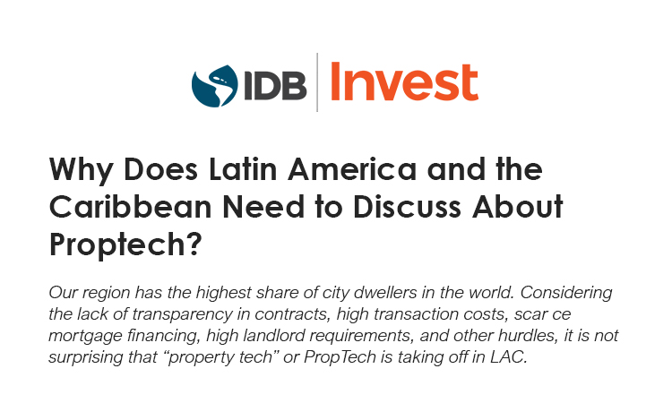 ¿Por qué América Latina y el Caribe necesitan discutir sobre Proptech?